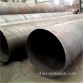 Q235/Q345 SSAW Pipa Baja Las Berbelas Besar Diameter